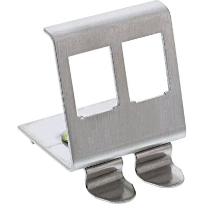 InLine Keystone 76203B modulehouder voor rails, metaal InLine Keystone 76203B modulehouder voor rails, metaal