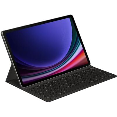 Samsung Book Cover Keyboard Slim tablethoes met toetsenbord voor Galaxy Tab S9 S9 FE, zwart Samsung Book Cover Keyboard Slim tablethoes met toetsenbord voor Galaxy Tab S9 S9 FE, zwart