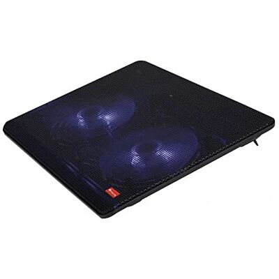 NGS JetStand Koelbasis voor laptops tot 15,6 inch, in hoogte verstelbaar, stille ventilatoren, USB-poort, ledlicht, metalen gaas NGS JetStand Koelbasis voor laptops tot 15,6 inch, in hoogte verstelbaar, stille ventilatoren, USB-poort, ledlicht, metalen gaas
