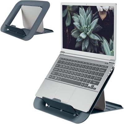 Leitz Verstelbare laptophouder, 4 hoogte-instellingen, Ergo Cosy, grijs, 64260089 Leitz Verstelbare laptophouder, 4 hoogte-instellingen, Ergo Cosy, grijs, 64260089