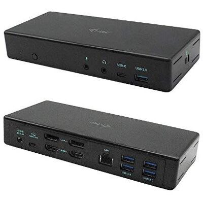 i-tec ACCESSORIES Quattro USB-C dockingstation met voeding i-tec ACCESSORIES Quattro USB-C dockingstation met voeding