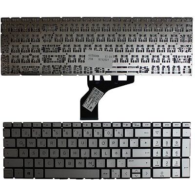 Power4Laptops Vervangend Duits toetsenbord voor HP Home 15-da0023TU zilver Power4Laptops Vervangend Duits toetsenbord voor HP Home 15-da0023TU zilver