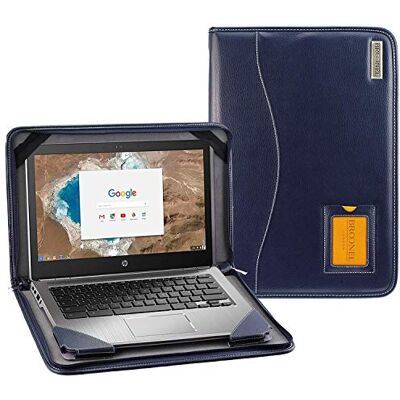 Broonel Serie Contour lederen beschermhoes voor notebook, compatibel met HP Pavilion 13-an0006na Full HD 13,3 inch laptop Broonel Serie Contour lederen beschermhoes voor notebook, compatibel met HP Pavilion 13-an0006na Full HD 13,3 inch laptop