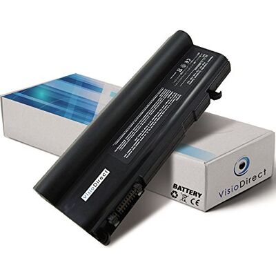 Visiodirect Batterijtype PABAS086 PA3509U-1BRM PABAS-086 PA-3509U-1BRM compatibel met Toshiba 10,8 V 4400 mAh Visiodirect Batterijtype PABAS086 PA3509U-1BRM PABAS-086 PA-3509U-1BRM compatibel met Toshiba 10,8 V 4400 mAh
