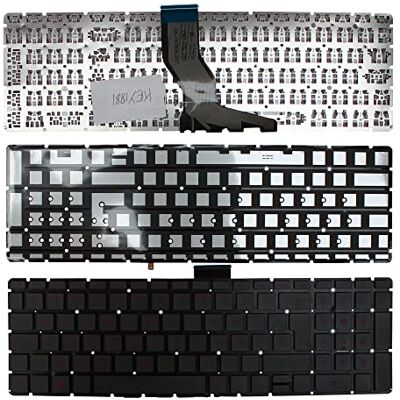 Power4Laptops Keyboards4Laptops Franse achtergrondverlichting, zwart, Windows 8, compatibel met HP Pavilion 15-ab001na Power4Laptops Keyboards4Laptops Franse achtergrondverlichting, zwart, Windows 8, compatibel met HP Pavilion 15-ab001na