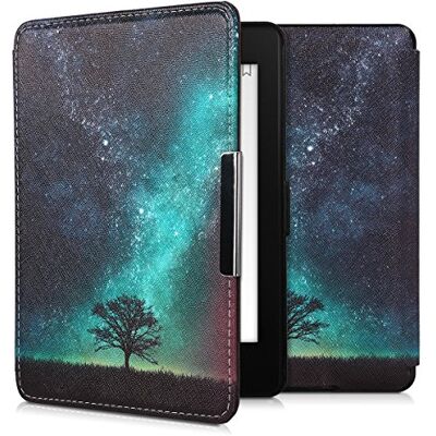 kwmobile Beschermhoes compatibel met Amazon Kindle Paperwhite, beschermhoes met magneetsluiting, kunstleer, blauw, grijs, zwart kwmobile Beschermhoes compatibel met Amazon Kindle Paperwhite, beschermhoes met magneetsluiting, kunstleer, blauw, grijs, zwart