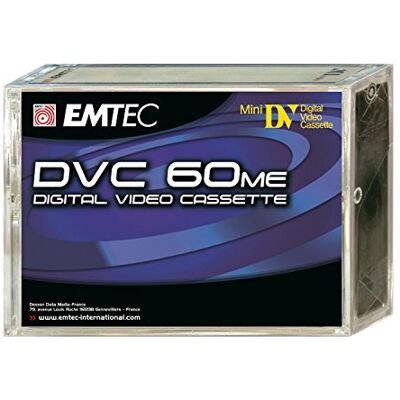 EMTEC Blanco mini-DV cassette, 60 minuten, 5 stuks in verpakking, 347615E EMTEC Blanco mini-DV cassette, 60 minuten, 5 stuks in verpakking, 347615E