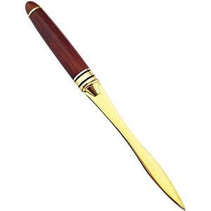 Jieddey Brievenopener, cadeaupapier beker goudlegering houten handvat papiersnijder zwaard mes roestvrij staal briefopener metalen opener mes voor dames dames heren goud Jieddey Brievenopener, cadeaupapier beker goudlegering houten handvat papiersnijder zwaard mes roestvrij staal briefopener metalen opener mes voor dames dames heren goud