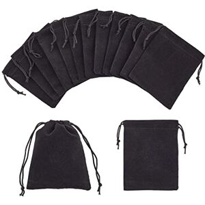 nbeads 100 stuks fluwelen zakjes met trekkoord voor bruiloftsfeest, sieradenzakjes, geschenkzakjes voor Kerstmis, Valentijnsdag, geschenkverpakking, zwart, 8,5 x 7 cm nbeads 100 stuks fluwelen zakjes met trekkoord voor bruiloftsfeest, sieradenzakjes, geschenkzakjes voor Kerstmis, Valentijnsdag, geschenkverpakking, zwart, 8,5 x 7 cm