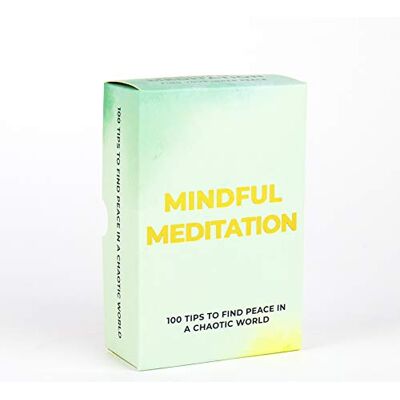 Gift Republic GR490076 Mindfulness-meditatiekaarten, meerkleurig, eenheidsmaat Gift Republic GR490076 Mindfulness-meditatiekaarten, meerkleurig, eenheidsmaat
