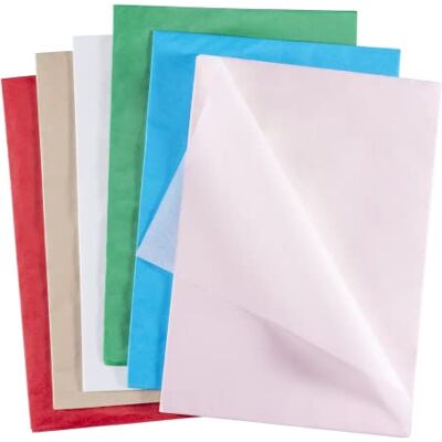 BillyBath 60 vellen zijdepapier, 6 kleuren, cadeaupapier, kraftpapier voor cadeauverpakkingen en handgemaakte decoratie voor verjaardag, babyshower, bruiloft BillyBath 60 vellen zijdepapier, 6 kleuren, cadeaupapier, kraftpapier voor cadeauverpakkingen en handgemaakte decoratie voor verjaardag, babyshower, bruiloft