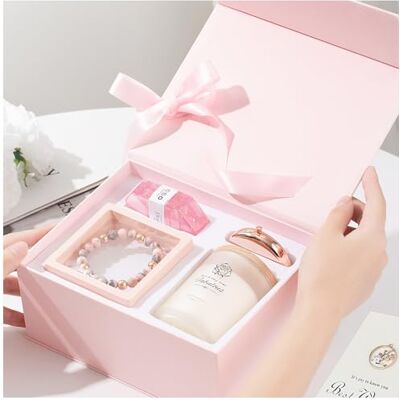 Kasperas Scented Candle Gifts for Women, met Roze Handzeep & Roze Zebra Jasper Armband, Lavender Aromatherapie Candle Gift Set Ontspanning Geschenken Zelfzorg Geschenken voor Vrouwen Kasperas Scented Candle Gifts for Women, met Roze Handzeep & Roze Zebra Jasper Armband, Lavender Aromatherapie Candle Gift Set Ontspanning Geschenken Zelfzorg Geschenken voor Vrouwen