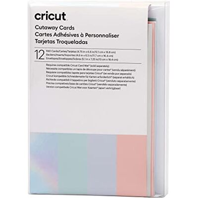 Cricut CUTAWAY CRD MIX PASTEL SMPLR R40 (12) Cricut CUTAWAY CRD MIX PASTEL SMPLR R40 (12)
