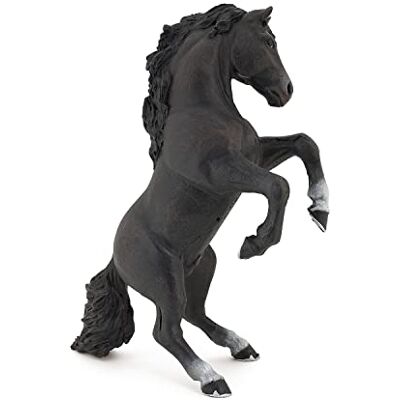 Papo -Handgeschilderde Figuurtjes -Paarden veulens en pony's -Zwart Steigerend Paard-51522-Verzamelbaar-Voor kinderen Geschikt voor jongens en meisjes Vanaf 3 jaar Papo -Handgeschilderde Figuurtjes -Paarden veulens en pony's -Zwart Steigerend Paard-51522-Verzamelbaar-Voor kinderen Geschikt voor jongens en meisjes Vanaf 3 jaar