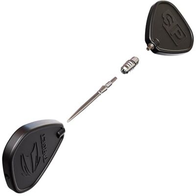 Target Darts Soft Tip to Swiss Point Dart Conversion Set, Zilver Zachte Uiteinde Dart Points Converter Tool, Zachte Uiteinde naar stalen uiteinden 2BA Draad Wolfraam Billet Tips Target Darts Soft Tip to Swiss Point Dart Conversion Set, Zilver Zachte Uiteinde Dart Points Converter Tool, Zachte Uiteinde naar stalen uiteinden 2BA Draad Wolfraam Billet Tips