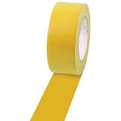 Champion Sports Vinyltape voor vloermarkering voor atletiek en sociale afstand, 5,1 cm x 36 m, geel Champion Sports Vinyltape voor vloermarkering voor atletiek en sociale afstand, 5,1 cm x 36 m, geel