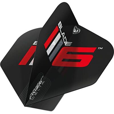 WINMAU Prism Delta Blade 6 Black Extra Dikke Dart Flights 1 set per verpakking (3 vluchten in totaal) WINMAU Prism Delta Blade 6 Black Extra Dikke Dart Flights 1 set per verpakking (3 vluchten in totaal)