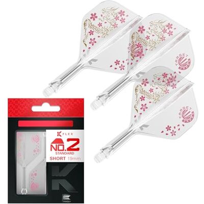 Target Darts Target Japan Smash K Flex Dart Flights and Shaft System, No.2 Set van 3 Kflex All In One Flight, Player Edition Junya Koikawa Dartaccessoires K-Flex Dart Stem Short/Intermediate/Medium Target Darts Target Japan Smash K Flex Dart Flights and Shaft System, No.2 Set van 3 Kflex All In One Flight, Player Edition Junya Koikawa Dartaccessoires K-Flex Dart Stem Short/Intermediate/Medium