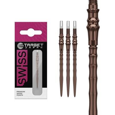 Target Darts Target Japan Premium Swiss Steel Darts Points, 3 Pack Tips Set 40MM Silica Dartpunten vervangen, reservepunten, professionele accessoires Target Darts Target Japan Premium Swiss Steel Darts Points, 3 Pack Tips Set 40MM Silica Dartpunten vervangen, reservepunten, professionele accessoires