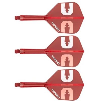 Target Darts Nathan Aspinall "ASP" K-Flex Flight & Shaft System, Red No.2/No.6 Kflex Shorts (19 mm), Intermediate (26 mm) en Medium (33 mm) All-In-One K Flex Flights and Shafts Target Darts Nathan Aspinall "ASP" K-Flex Flight & Shaft System, Red No.2/No.6 Kflex Shorts (19 mm), Intermediate (26 mm) en Medium (33 mm) All-In-One K Flex Flights and Shafts