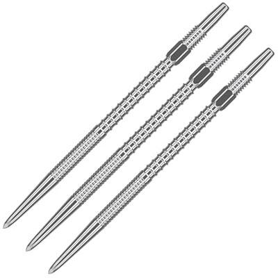 Target Darts Swiss Points, Fire Swiss Point dartpijlen, 3 stuks, 40 mm, zilver, dartpuntenwissel, professionele dartpijlaccessoires Target Darts Swiss Points, Fire Swiss Point dartpijlen, 3 stuks, 40 mm, zilver, dartpuntenwissel, professionele dartpijlaccessoires