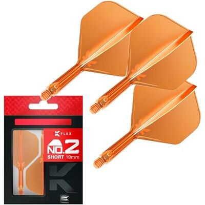Target Darts K Flex Integrated Dart Flight and Shaft, nr. 2, set van 3 K-Flex – nr. 2, Kflex Precision Moulded 2-in-1 dart flights en dart stem professionele dart accessoires Target Darts K Flex Integrated Dart Flight and Shaft, nr. 2, set van 3 K-Flex – nr. 2, Kflex Precision Moulded 2-in-1 dart flights en dart stem professionele dart accessoires