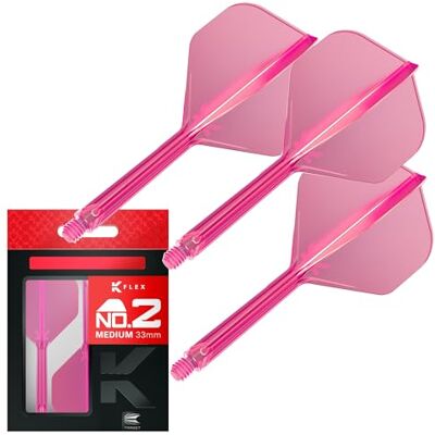 Target Darts K Flex Integrated Dart Flight and Shaft, nr. 2, set van 3 K-Flex – nr. 2, Kflex Precision Moulded 2-in-1 dart flights en dart stem professionele dart accessoires Target Darts K Flex Integrated Dart Flight and Shaft, nr. 2, set van 3 K-Flex – nr. 2, Kflex Precision Moulded 2-in-1 dart flights en dart stem professionele dart accessoires
