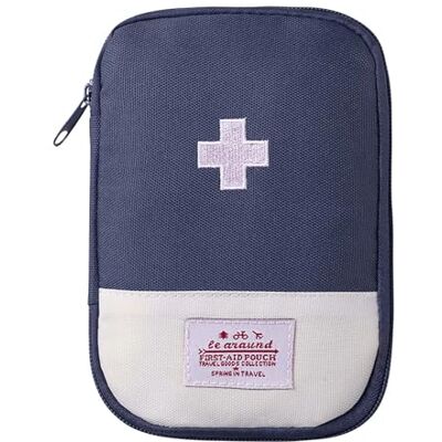 Disnace Kleine lege EHBO-tas, draagbaar, mini EHBO-kit voor buiten, reis-apotheektassen, noodtas Disnace Kleine lege EHBO-tas, draagbaar, mini EHBO-kit voor buiten, reis-apotheektassen, noodtas
