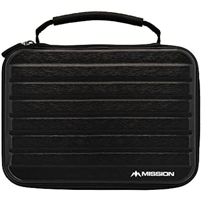 Mission W242 ABS-4 dartbehuizing met metallic ABS, zwart Mission W242 ABS-4 dartbehuizing met metallic ABS, zwart