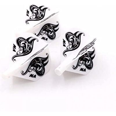 CUESOUL Flights Darts Tero Ak4 wit logo standaard CUESOUL Flights Darts Tero Ak4 wit logo standaard