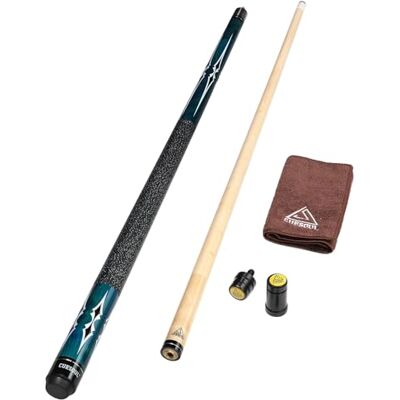 CUESOUL 147 cm, 40 g, helft van de rotatie, esdoorn biljart zwembad cue CUESOUL 147 cm, 40 g, helft van de rotatie, esdoorn biljart zwembad cue