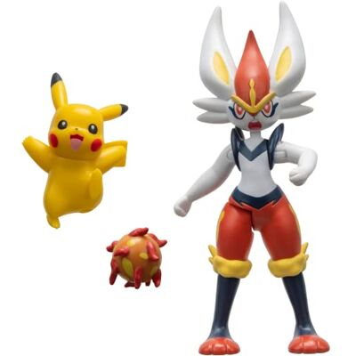 Jazwares Pokémon Set van 2 gevechtsfiguren Inclusief 11,4 cm Assepoester en 5,1 cm Pikachu slagfiguren met accessoires Exclusief bij Amazon Jazwares Pokémon Set van 2 gevechtsfiguren Inclusief 11,4 cm Assepoester en 5,1 cm Pikachu slagfiguren met accessoires Exclusief bij Amazon