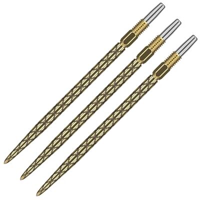 Target Darts TARGET Swiss Point Diamond Pro Swiss Point dartpijlen, 40 mm, goud, 3 stuks Target Darts TARGET Swiss Point Diamond Pro Swiss Point dartpijlen, 40 mm, goud, 3 stuks