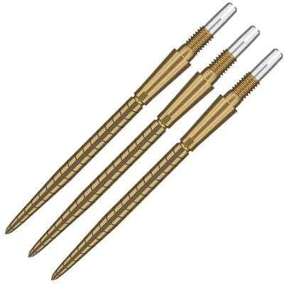 Target Darts Swiss Point Storm Dart Points, kwarts (3 stuks set tips) 26 mm, goud Change Dart Points, Zwitserse Storm Points, Professionele Darts Accessoires Target Darts Swiss Point Storm Dart Points, kwarts (3 stuks set tips) 26 mm, goud Change Dart Points, Zwitserse Storm Points, Professionele Darts Accessoires