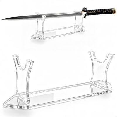 mongtsamz Katana Transparante Acryl Zwaardhouder Katana Zwaardhouder Tafel Laserzwaard Houder voor Katana Dolk Bijlen Messen, 1 Stks mongtsamz Katana Transparante Acryl Zwaardhouder Katana Zwaardhouder Tafel Laserzwaard Houder voor Katana Dolk Bijlen Messen, 1 Stks