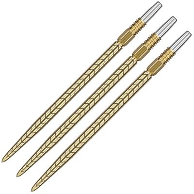 Target Darts Swiss Point RVE 3 stuks dartpunten 26 mm/30 mm/35 mm/40 mm goud/zilver/zwart Zwitserse stormpunten, professionele dartaccessoires Target Darts Swiss Point RVE 3 stuks dartpunten 26 mm/30 mm/35 mm/40 mm goud/zilver/zwart Zwitserse stormpunten, professionele dartaccessoires