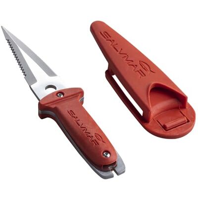 SALVIMAR St-Blade 75 Rosso mes, roestvrij staal, Italiaans, herbruikbaar, snijden, snijden SALVIMAR St-Blade 75 Rosso mes, roestvrij staal, Italiaans, herbruikbaar, snijden, snijden