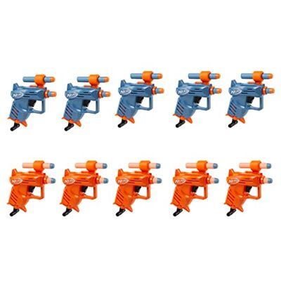 Nerf Elite 2.0 Ace SD-1 Group Pack – 10 Blasters en 20 Elite Darts, vanaf 8 jaar Nerf Elite 2.0 Ace SD-1 Group Pack – 10 Blasters en 20 Elite Darts, vanaf 8 jaar