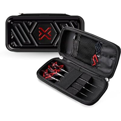 WINMAU Armor Darts Wallet dartbehuizing en accessoires, volledig gemonteerd, schokbestendig, extreem duurzaam en veilig, Blade X, G1 WINMAU Armor Darts Wallet dartbehuizing en accessoires, volledig gemonteerd, schokbestendig, extreem duurzaam en veilig, Blade X, G1