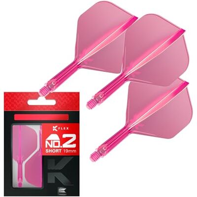 Target Darts K Flex Integrated Dart Flight and Shaft, nr. 2, set van 3 K-Flex – nr. 2, Kflex Precision Moulded 2-in-1 dart flights en dart stem professionele dart accessoires Target Darts K Flex Integrated Dart Flight and Shaft, nr. 2, set van 3 K-Flex – nr. 2, Kflex Precision Moulded 2-in-1 dart flights en dart stem professionele dart accessoires