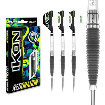 Dragon Ikon 1.1 professionele wolfraam dartset met vleugels en schachten 23 g Dragon Ikon 1.1 professionele wolfraam dartset met vleugels en schachten 23 g