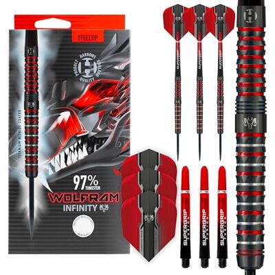 Harrows Infinity wolfraam stalen darts 97% wolfraam stalen punt Harrows Infinity wolfraam stalen darts 97% wolfraam stalen punt