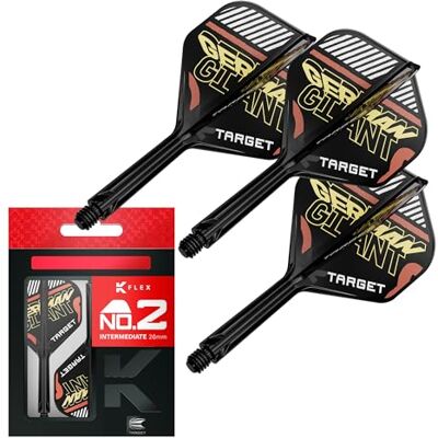 Target Darts Gabriel Clemens K Flex Flights and Shaft System, Nr.2 (intermediate, 26 mm) Pak van 3 Kflex All In One Flights, Player Edition Darts Accessoires K-Flex Dart Stem Target Darts Gabriel Clemens K Flex Flights and Shaft System, Nr.2 (intermediate, 26 mm) Pak van 3 Kflex All In One Flights, Player Edition Darts Accessoires K-Flex Dart Stem