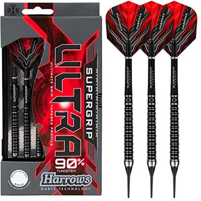 Harrows Supergrip Ultra 90% Soft Tip 21G. Harrows Supergrip Ultra 90% Soft Tip 21G.