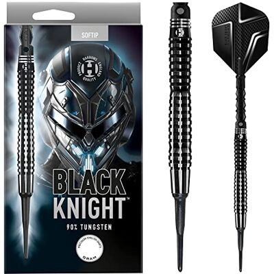 Harrows Black Knight 90% Soft Tip – dartpijlen met kunststof punt, 18 g Harrows Black Knight 90% Soft Tip – dartpijlen met kunststof punt, 18 g