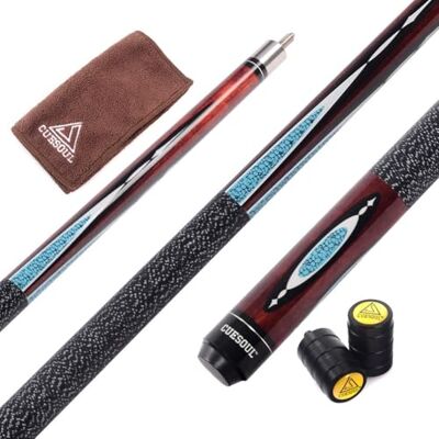 CUESOUL 147 cm, 40 g, helft van de rotatie, esdoorn biljart zwembad cue CUESOUL 147 cm, 40 g, helft van de rotatie, esdoorn biljart zwembad cue
