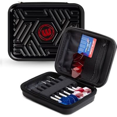 WINMAU Armor Darts Portemonnee, volledig gemonteerde dartpijlen en accessoires, schokbestendig, extreem duurzaam en veilig, zwart, 17 x 13 x 5,5 cm, G2 WINMAU Armor Darts Portemonnee, volledig gemonteerde dartpijlen en accessoires, schokbestendig, extreem duurzaam en veilig, zwart, 17 x 13 x 5,5 cm, G2