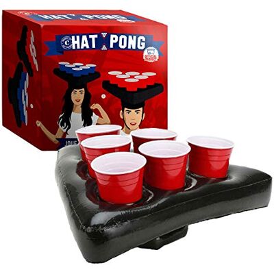 Original Cup Originele pong officieel Beer Pong spel Premium kwaliteit 2 opblaasbare hoeden 12 Red Cups 2 ballen Drinkspel Avond- en Aperospel House Party Gecreëerd door ® Original Cup Originele pong officieel Beer Pong spel Premium kwaliteit 2 opblaasbare hoeden 12 Red Cups 2 ballen Drinkspel Avond- en Aperospel House Party Gecreëerd door ®