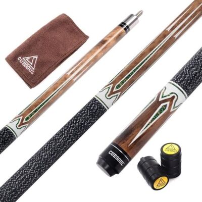 CUESOUL 147 cm, 40 g, helft van de rotatie, esdoorn biljart zwembad cue CUESOUL 147 cm, 40 g, helft van de rotatie, esdoorn biljart zwembad cue