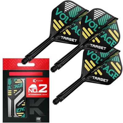 Target Darts Rob Cross K Flex Flights and Shaft System, Nr.2 (Tussentijden, 26 mm) Pak van 3 Kflex All In One Flights, Player Edition Darts Accessoires K-Flex Dart Stem Target Darts Rob Cross K Flex Flights and Shaft System, Nr.2 (Tussentijden, 26 mm) Pak van 3 Kflex All In One Flights, Player Edition Darts Accessoires K-Flex Dart Stem
